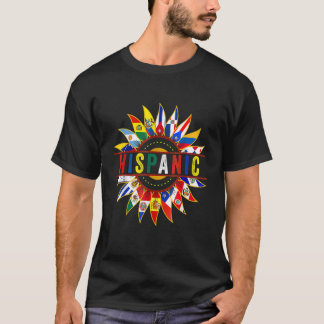 Nationale historische montair zonnebloem Alle Gou T-shirt