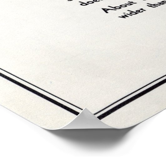 NATIONALE HOGE KAART 1958 POSTER (Hoek)