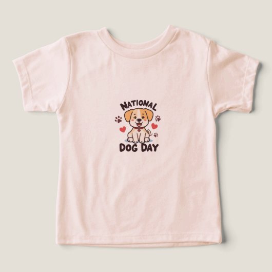 Nationale hondendag - Schattigee Kawaii Cartoon Do (Design voorkant)
