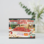Nationale Hot and Spicy Food Day Feestdagen Briefkaart (Staand voorkant)