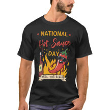 Nationale Hot Sauce Day Funny Hot Chili