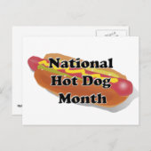 Nationale hotdog maand briefkaart (Voorkant / Achterkant)