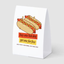 Nationale Hotdogdag Retro Voedsel Kunst
