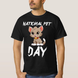 Nationale Huisdierendag viering ideeën T-shirt
