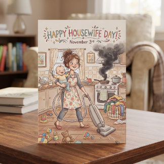 Nationale Huisvrouwendag | 3 november Kaart