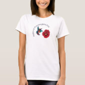 Nationale Hummingbird Day T-shirt (Voorkant)