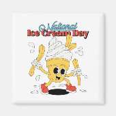 Nationale ijsdag magneet (Voorkant)