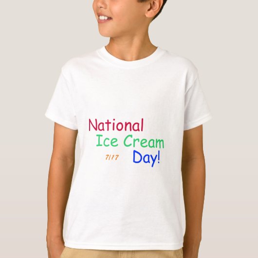 Nationale Ijsdag T-shirt (Voorkant)