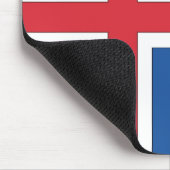 Nationale IJslandse vlag Muismat (Hoek)