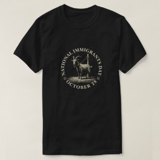 Nationale immigranten dag, 28 oktober t-shirt