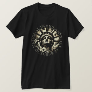Nationale immigranten dag, 28 oktober t-shirt