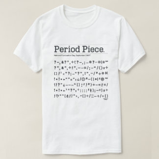 nationale interpunctiedag t-shirt