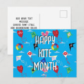 Nationale Kaart van de maand van de Kite (Voorkant / Achterkant)