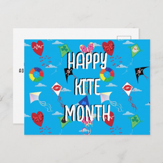 Nationale Kaart van de maand van de Kite (Voorkant / Achterkant)