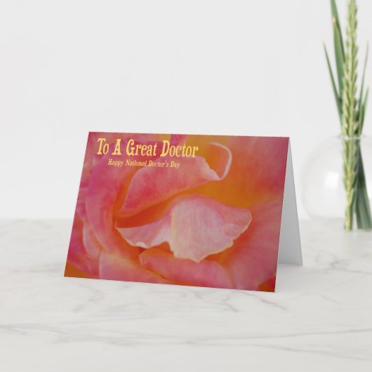 Nationale Kaart voor doktersdag (Voorkant)