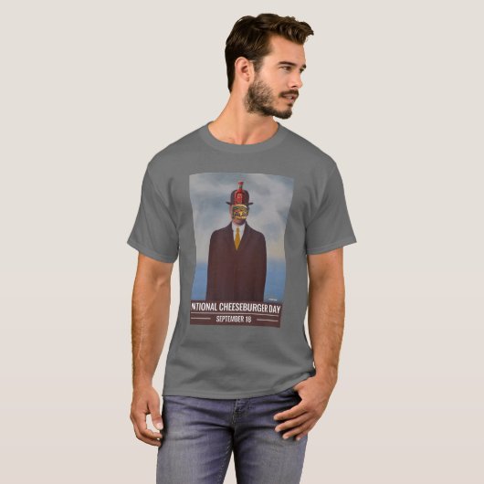 Nationale kaeseburger Dag T-shirt (Voorkant volledig)