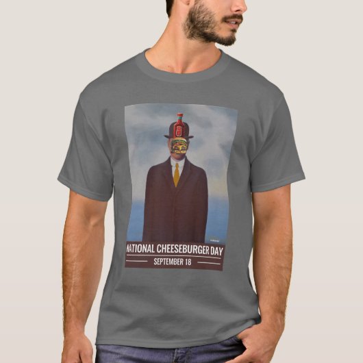 Nationale kaeseburger Dag T-shirt (Voorkant)