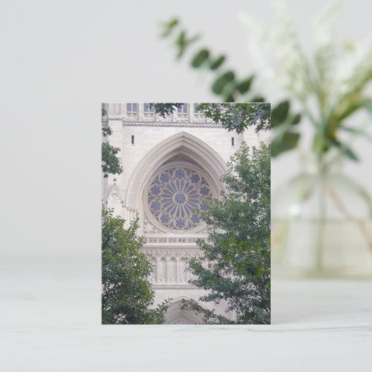 Nationale kathedraal briefkaart (Staand voorkant)