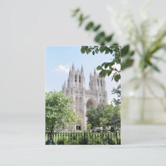 Nationale kathedraal briefkaart (Staand voorkant)