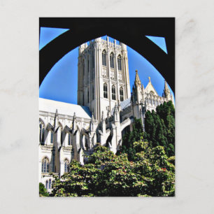 Nationale kathedraal van Washington door Archway Briefkaart