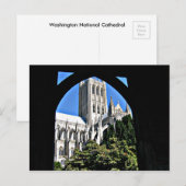 Nationale kathedraal van Washington door Archway Briefkaart (Voorkant / Achterkant)