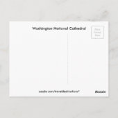 Nationale kathedraal van Washington door Archway Briefkaart (Achterkant)