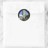 Nationale kathedraal van Washington door Archway Ronde Sticker (Tas)