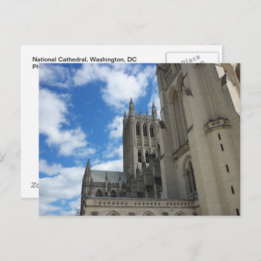 Nationale kathedraal, Washington, DC Briefkaart (Voorkant / Achterkant)