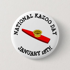 Nationale Kazoo Dag 28 januari Button