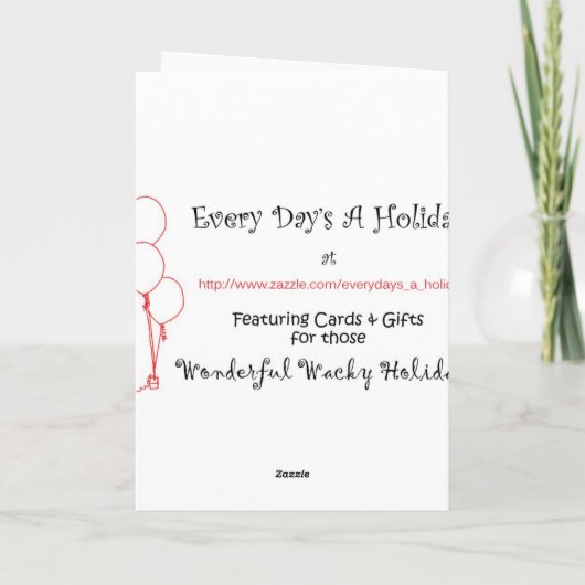 Nationale kerdentaartdag 20 februari kaart (Achterkant)