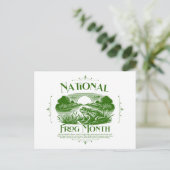 Nationale Kikker Maand Briefkaart (Staand voorkant)