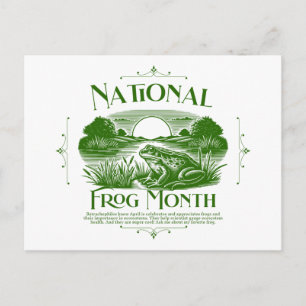 Nationale Kikker Maand Briefkaart