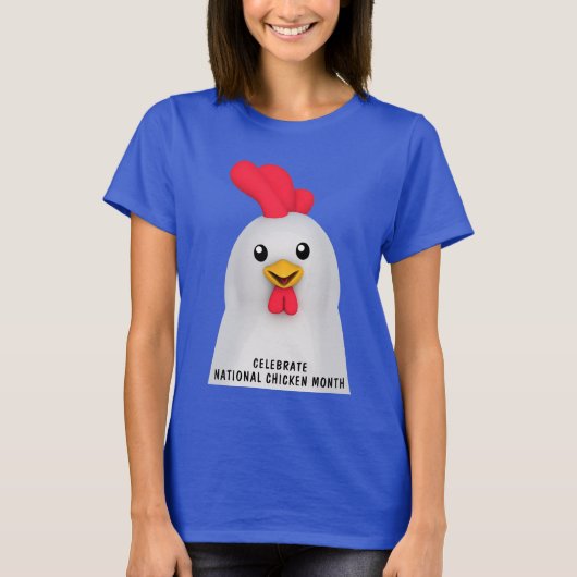 Nationale Kippenmaand T-shirt (Voorkant)