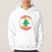Nationale kleuren Libanon Hoodie (Voorkant)
