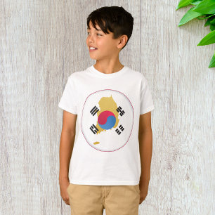 Nationale kleuren van Zuid-Korea T-shirt