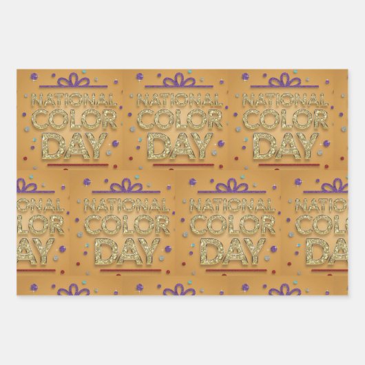 Nationale Kleurendag Inpakpapier Set (Voorkant 2)