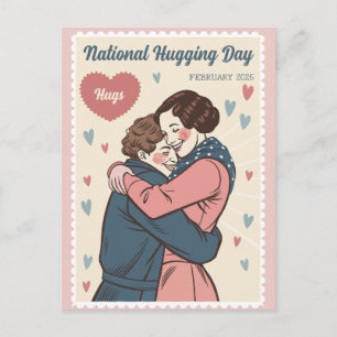  nationale knuffeldag feestdagenkaart