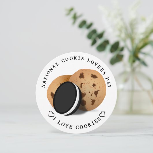 Nationale Koekjesdag Kaart (Staand voorkant)