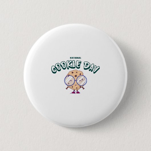 Nationale Koekjesdag Ronde Button 5,7 Cm (Voorkant)
