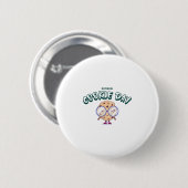Nationale Koekjesdag Ronde Button 5,7 Cm (Voorkant /achterkant)