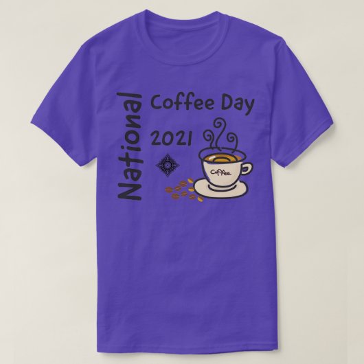 Nationale koffiedag 2021 t-shirt (Design voorkant)