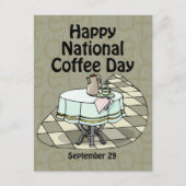 Nationale koffiedag 29 september briefkaart (Voorkant)