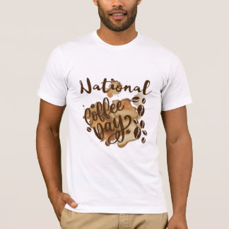 Nationale Koffiedag; Koffieliefhebbers T-shirt