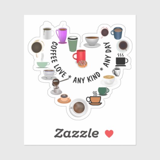 Nationale koffiedag sticker (Vel)