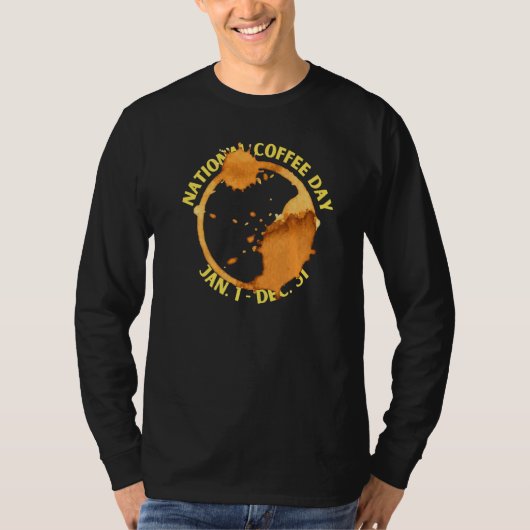 Nationale koffiedag t-shirt (Voorkant)