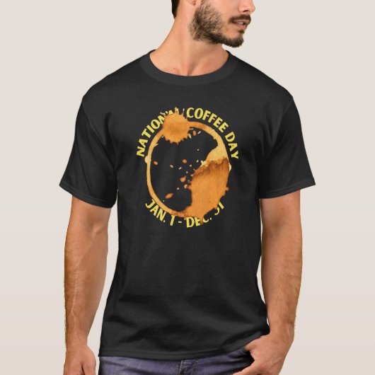 Nationale koffiedag t-shirt (Voorkant)