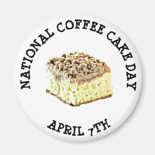 Nationale koffiekake Dag 7 april 2000 Magnet (Voorkant)