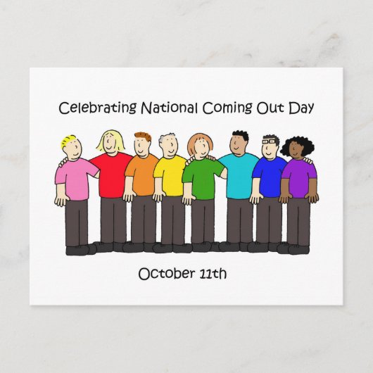 Nationale komende dag - 11 oktober briefkaart (Voorkant)