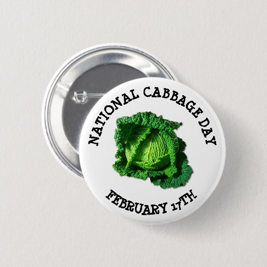 Nationale Kool Dag 17 Februari Vakantie Button (Voorkant /achterkant)