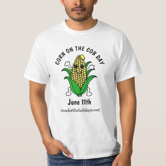 Nationale Korn op de Cob-dag 11 juni T-shirt (Voorkant)